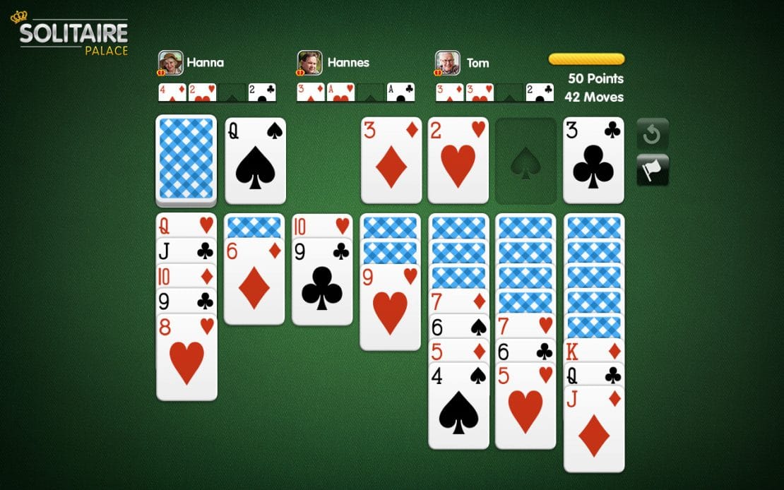 Solitaire Palace - Free to Play, Online, Against Real Opponents!